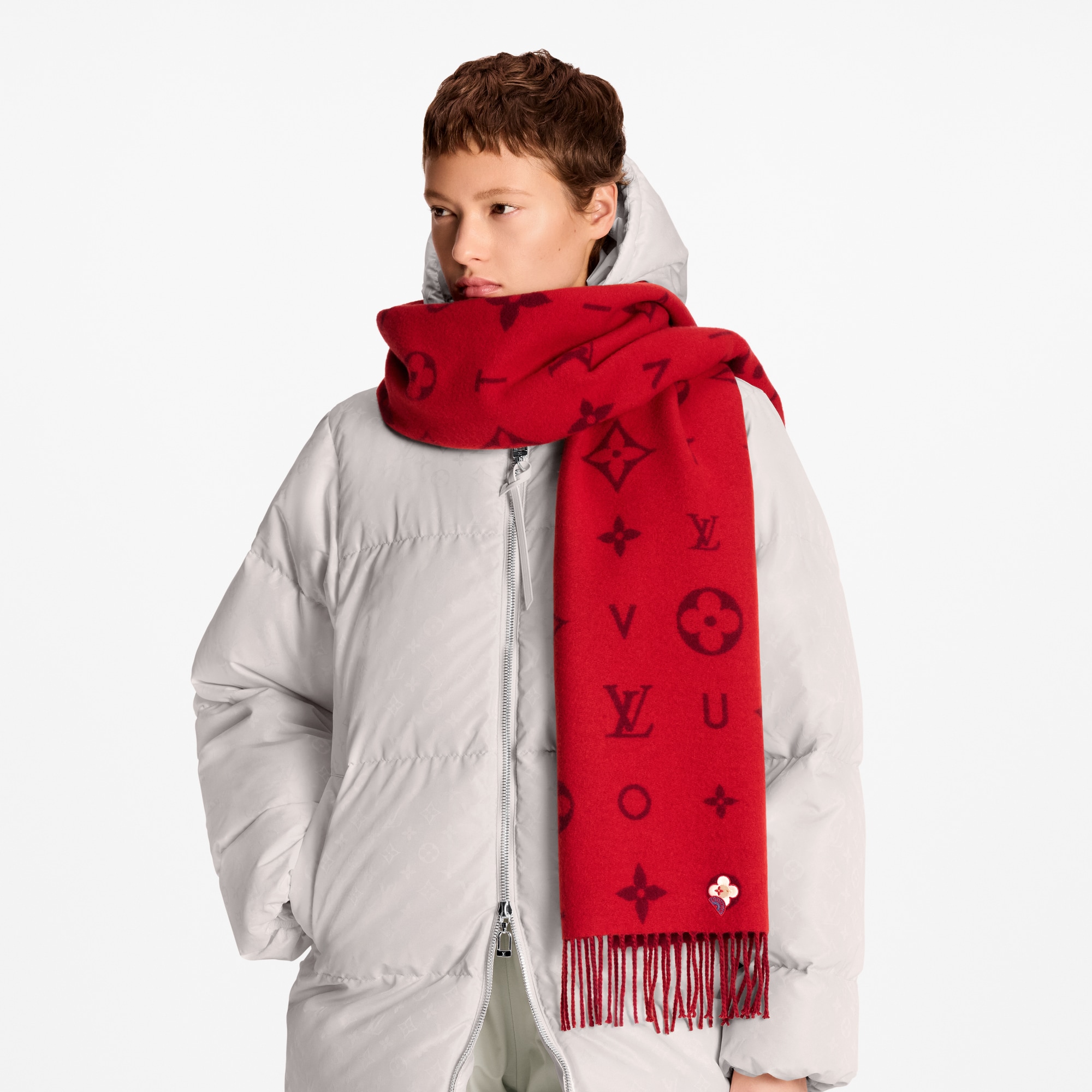 Lunar New Year Vivienne Reykjavik Cloud Scarf S00 - Accessories